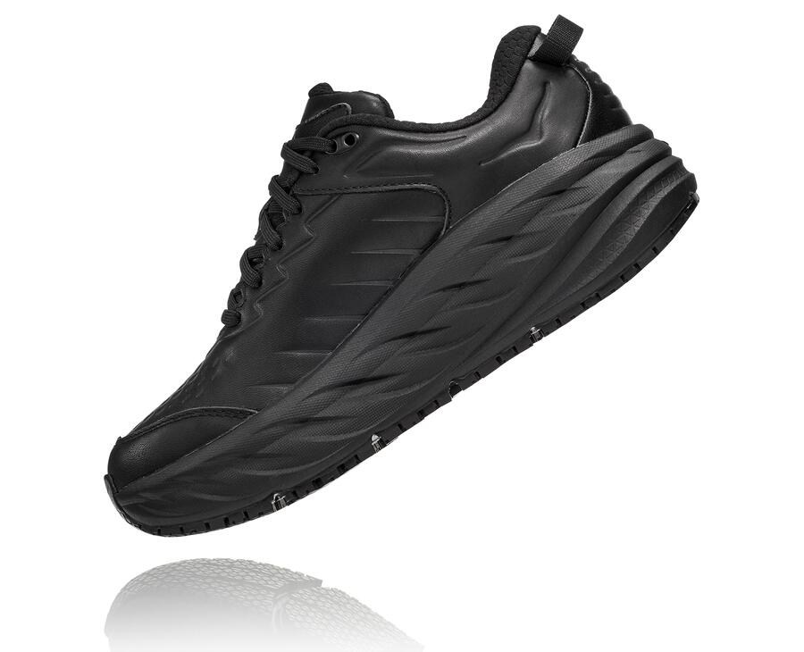 Hoka Australia One One Bondi Sr - Womens Running Shoes Black - JWOBL-8157